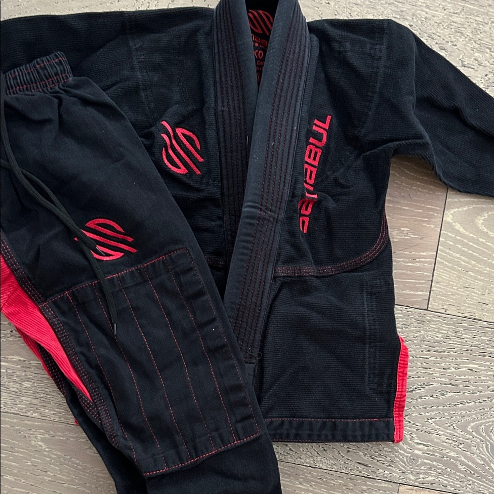 Kids Black and Red Martial Arts Set